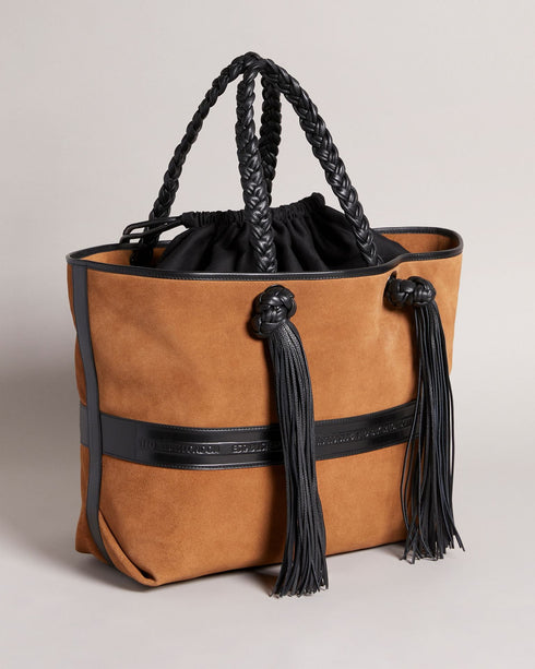 SARET-Bags-Branded Tassel Detail Tote Bag- Ted Baker Romania